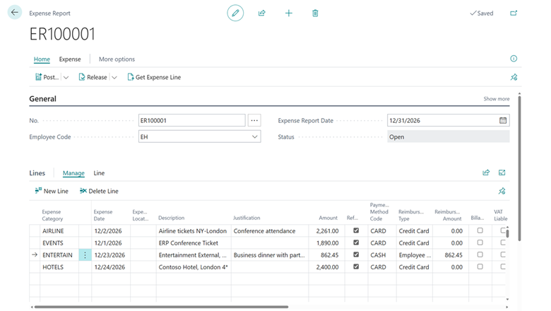 Expense Report