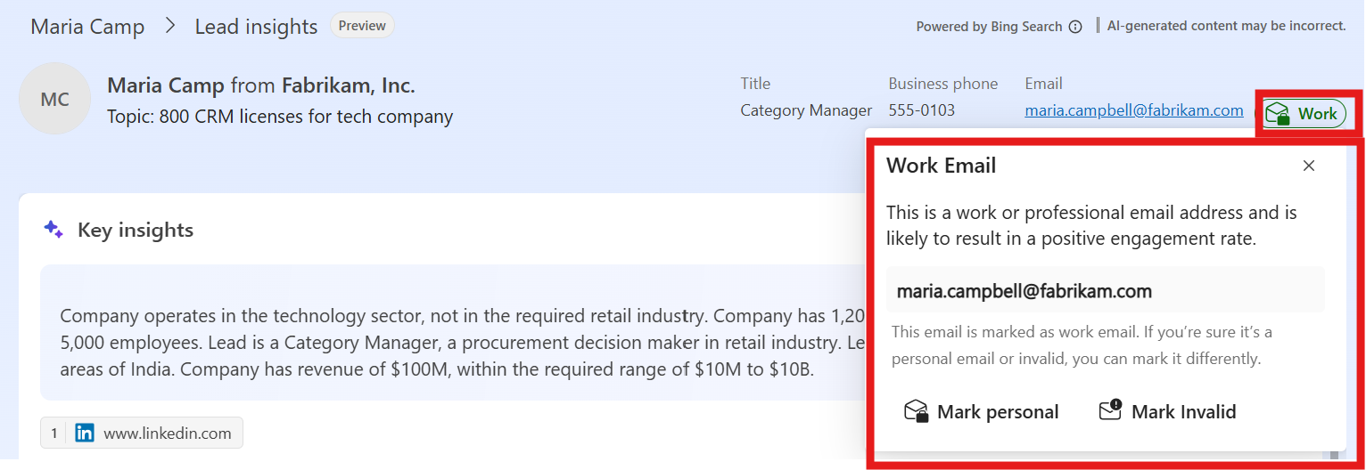 Qualify leads with the Sales Qualification Agent | Microsoft Learn