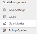 Goal Metrics in the site map.