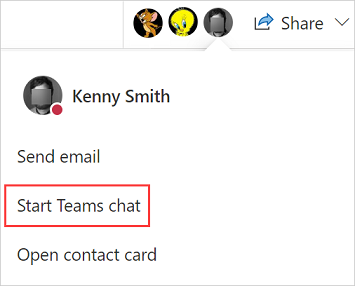 Start a connected chat with other online members 