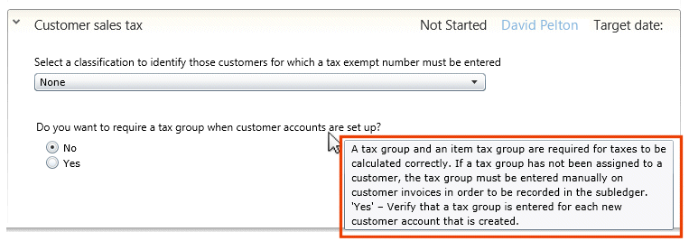 RapidStart Services Tooltip Example