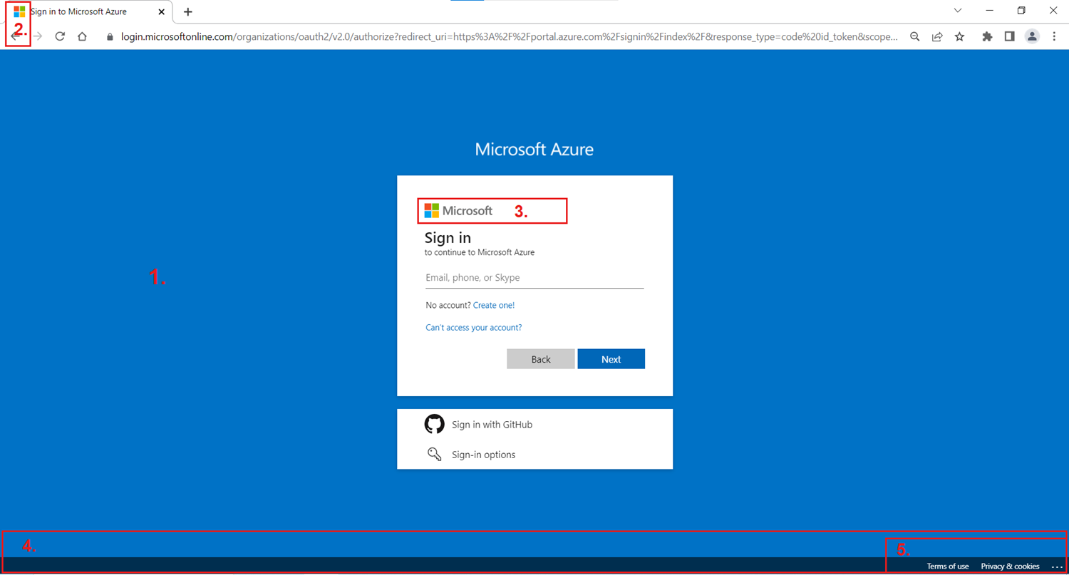 Screenshot of the Microsoft Entra ID default Microsoft branding.