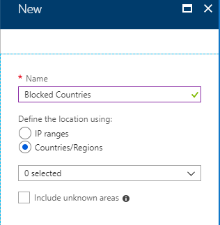Named locations in Conditional Access