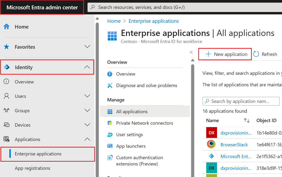 Screenshot of Microsoft Entra Admin Center.