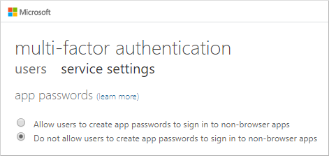 Generate Office 365 App Password