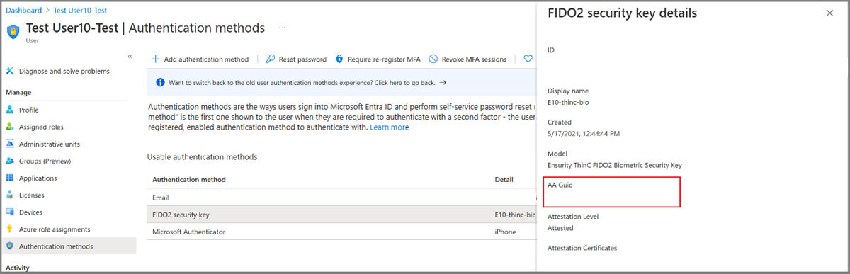 Passwordless security key sign-in Windows - Microsoft Entra ID