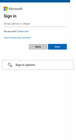 Screenshot of completing multifactor authentication (MFA) using Microsoft Authenticator for Android devices.