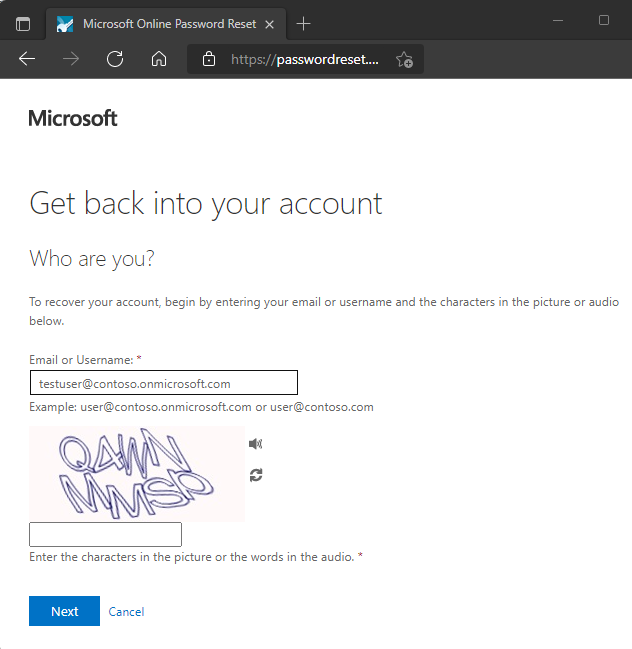 Reset a forgotten Microsoft account password - Microsoft Support