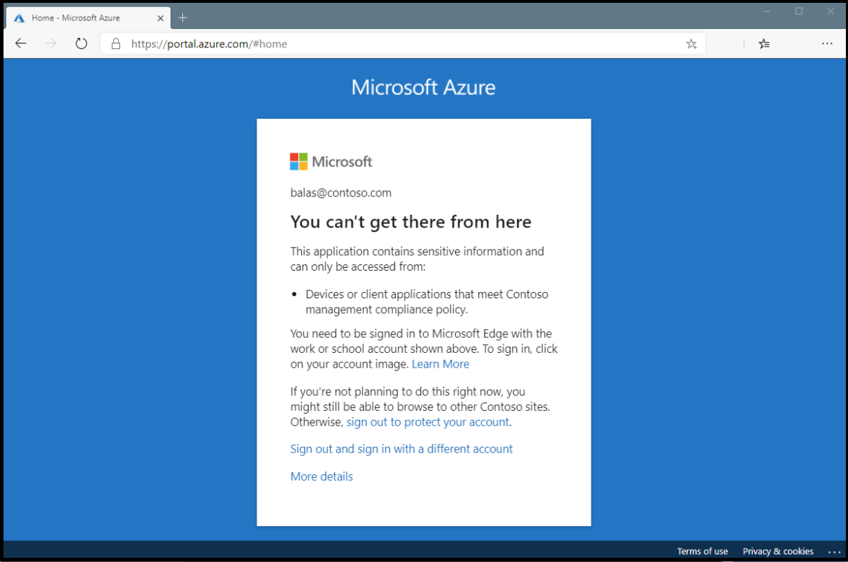 MVLS access warning due to azure tenant - Microsoft Q&A