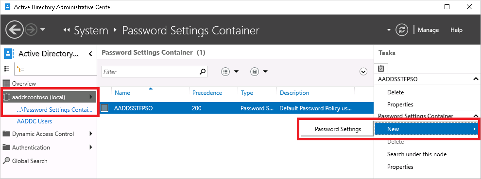 Create and use password policies in Microsoft Entra Domain Services |  Microsoft Learn