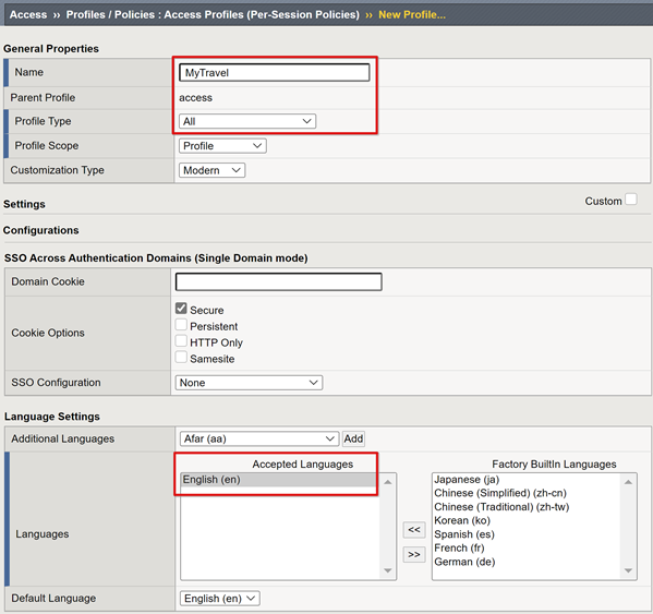 Configure F5 BIG IP Access Policy Manager for header based single