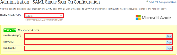 Screenshot shows settings of the configuration.