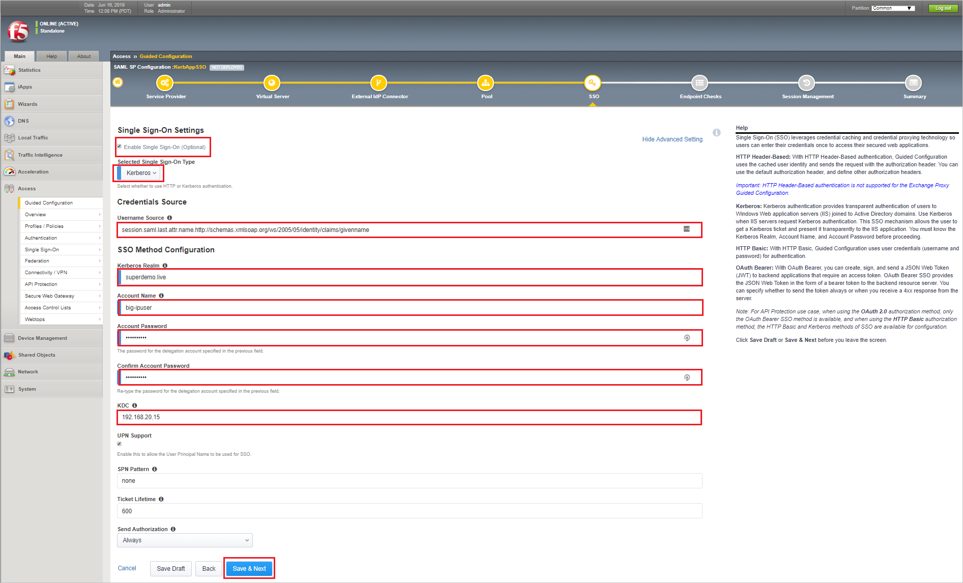 Tutorial Microsoft Entra single sign on integration with F5