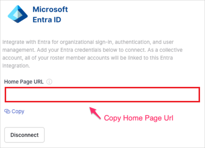 Screenshot showing the details of Home Page.