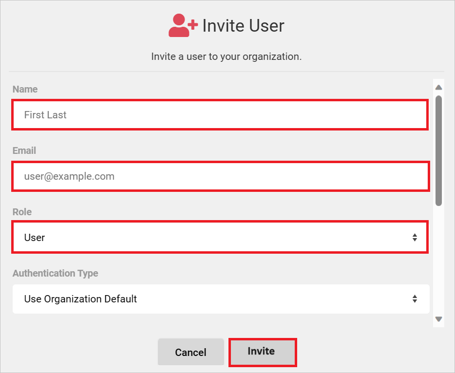Screenshot shows how to create new users in the page.