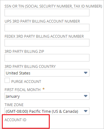 Screenshot shows the pane where you can enter the values described.