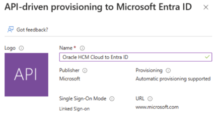 Diagram of API-driven provisioning to Microsoft Entra ID.