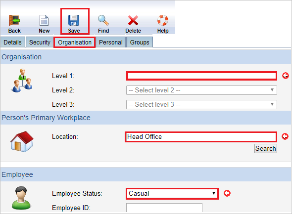 Screenshot shows the Riskware Configuration Organization.