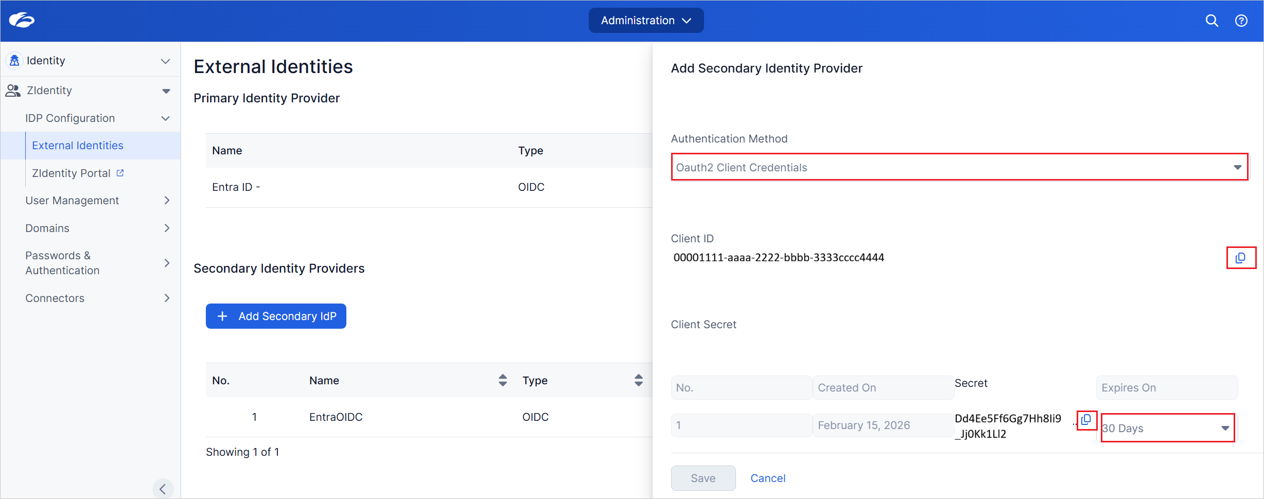Screenshot for Basic section.