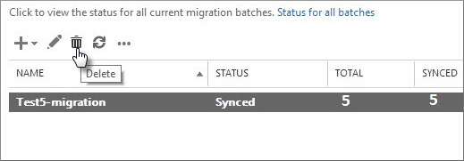 Delete a migration batch.