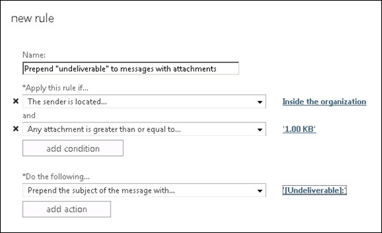 Common attachment blocking scenarios for mail flow rules in Exchange Online  | Microsoft Learn