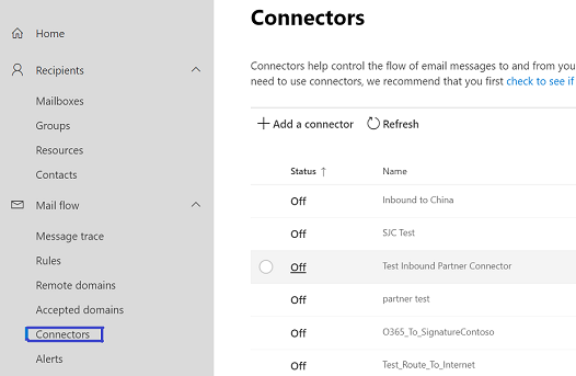 How do I setup the Email system to use my Office 365 account