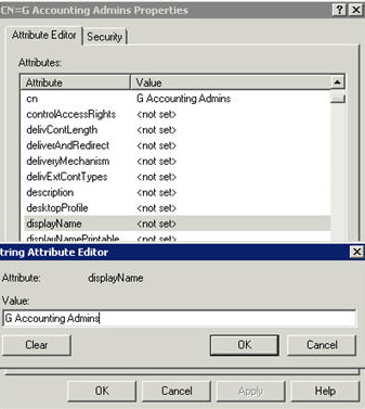 Screenshot of the String Attribute Editor dialog box showing the Value box.