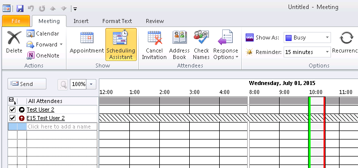 Outlook Calendar Free Busy Information Not Available