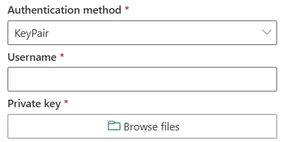 Screenshot showing that Key-pair authentication method for Snowflake.