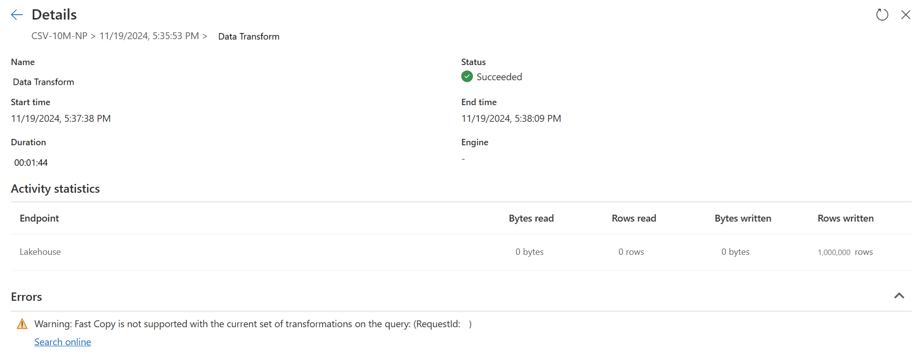 Fast copy in Dataflow Gen2 - Microsoft Fabric | Microsoft Learn