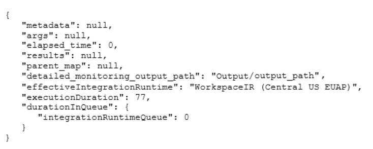 Screenshot of a log file in OneLake Explorer.