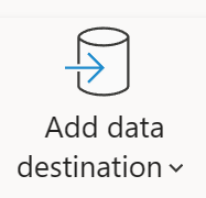 Screenshot of the Add data destination icon.