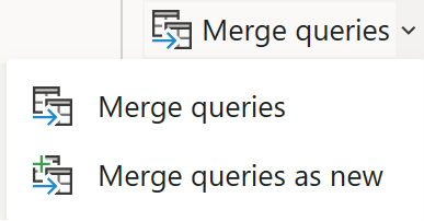 Screenshot of the Merge queries transformation icon.
