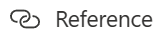 Screenshot of the Reference transformation icon in Power Query.