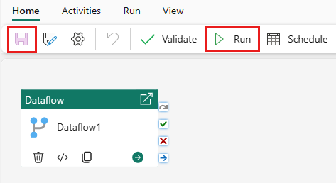 Screenshot showing where to select Run.