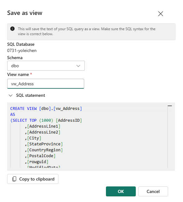 Query with the SQL Editor - Microsoft Fabric | Microsoft Learn