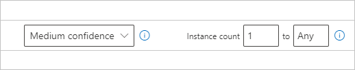 Screenshot of confidence level setting for sensitive info types.