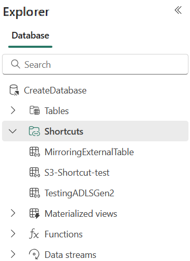 Create Onelake Shortcuts In A Kql Database Microsoft Fabric Microsoft Learn