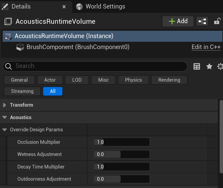 Example Runtime volume