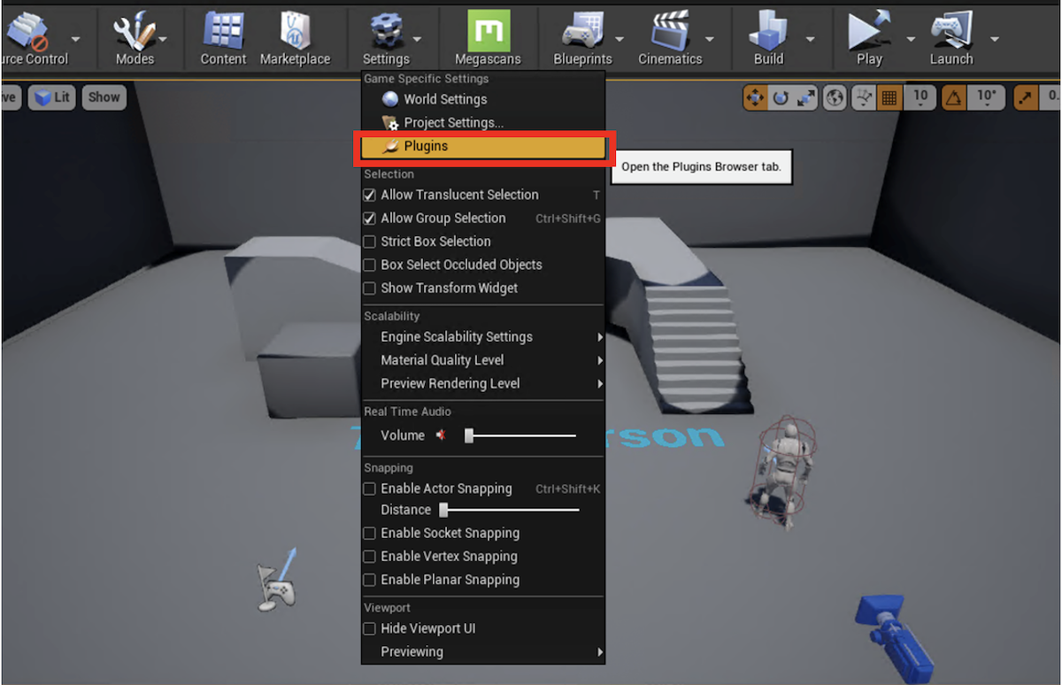 Settings Menu in Blueprints - UE Marketplace