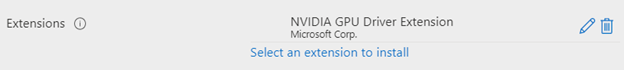 Choose NVIDIA Extension