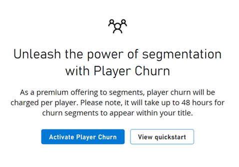 Official Player Churn Activation