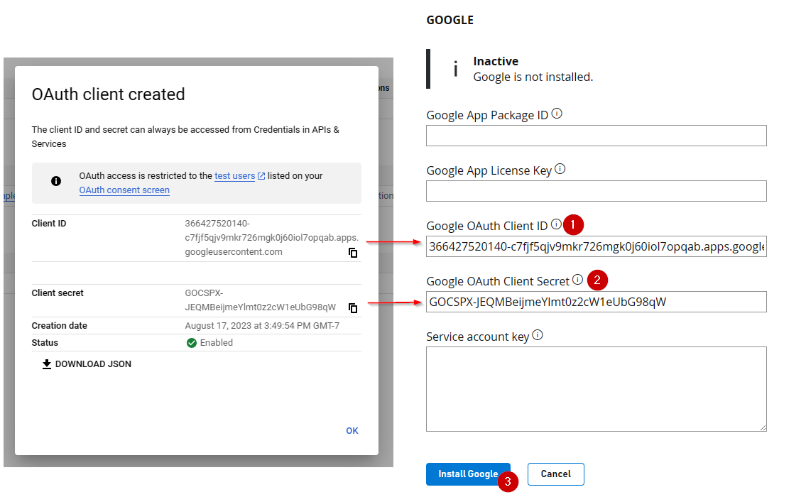 How to implement the Google Sign In (Not Google Play Game) in Playfab? -  Playfab Community