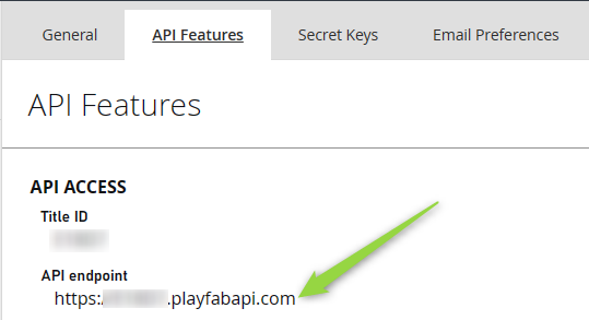 Google Play Developer Console enter API endpoint