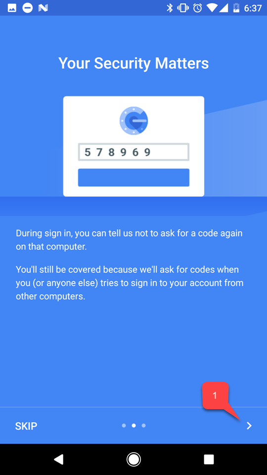 Google - 2-Step Verification - Info Screen