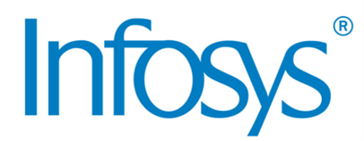 Infosys logo.