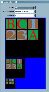 View of the bitmap tag after being reimported as a sprite containing all six images.