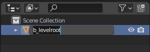 View of the UV Sphere with its name changed to b_levelroot.