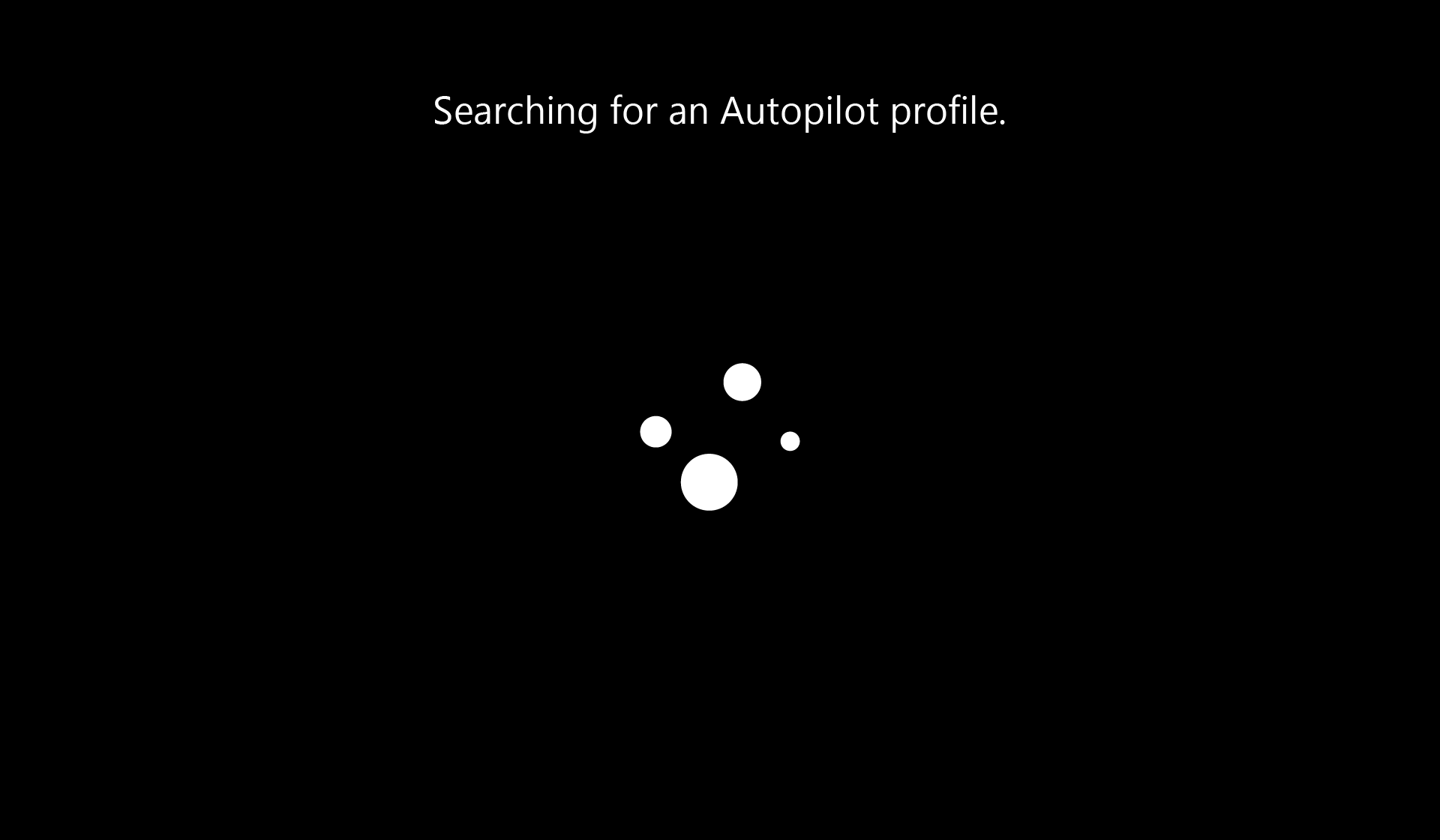 Autopilot profile search.