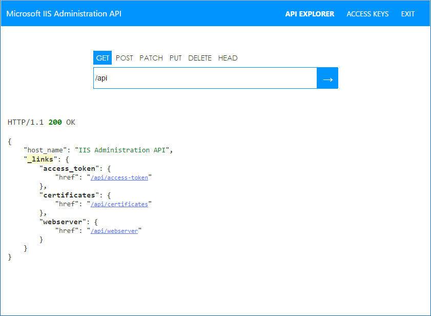 Browsing with the API Explorer